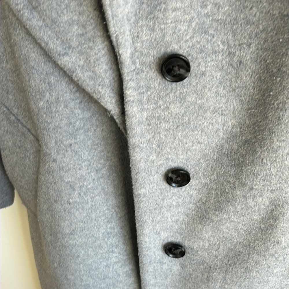 Banana Republic | Petite Grey Full Length Coat - Picture 7 of 8